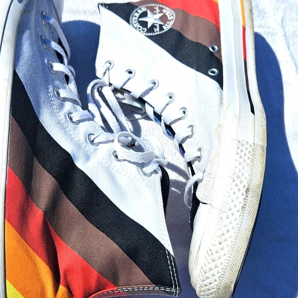 Converse Chuck Taylor All Star High Pride - White Men's Size 13 Excellent Cond - Picture 5 of 10